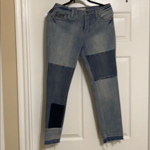 New Free People patch jeans size 29